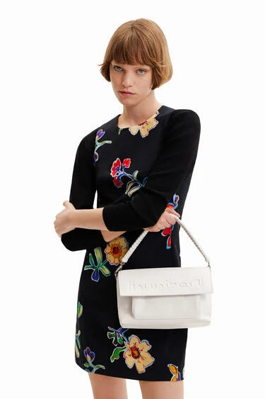 DESIGUAL SAXP55 BORSA TRACOLLA MEDIA MEZZO LOGO BLACK