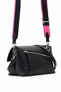 DESIGUAL SAXP55 BORSA TRACOLLA MEDIA MEZZO LOGO BLACK