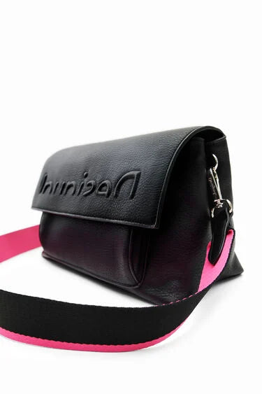 DESIGUAL SAXP55 BORSA TRACOLLA MEDIA MEZZO LOGO BLACK