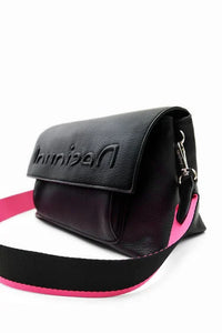 DESIGUAL SAXP55 BORSA TRACOLLA MEDIA MEZZO LOGO BLACK
