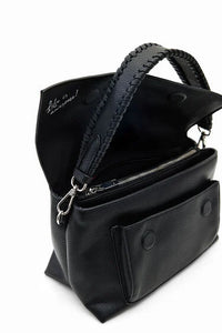 DESIGUAL SAXP55 BORSA TRACOLLA MEDIA MEZZO LOGO BLACK