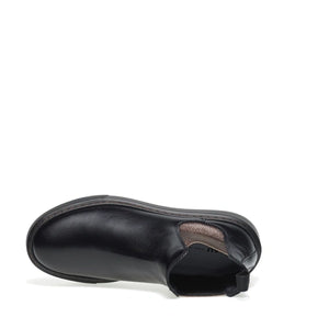 FRAU 41S7 BEATLES IN PELLE CON ELASTICO METALLIZZATO NERO