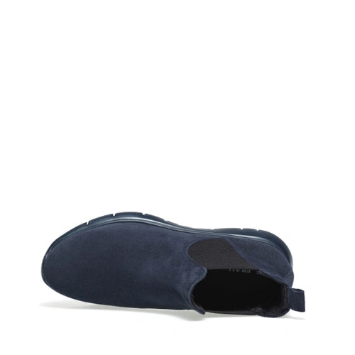 FRAU 42C3 BEATLES SPORTY IN PELLE SCAMOSCIATA BLU