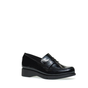 FRAU 53Z0 MOCASSINO COMFORT IN VERNICE NERA