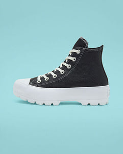 CONVERSE 567164 LUGGED LEATHER CHUCK TAYLOR ALL STAR BLACK