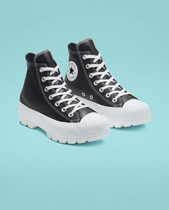 CONVERSE 567164 LUGGED LEATHER CHUCK TAYLOR ALL STAR BLACK