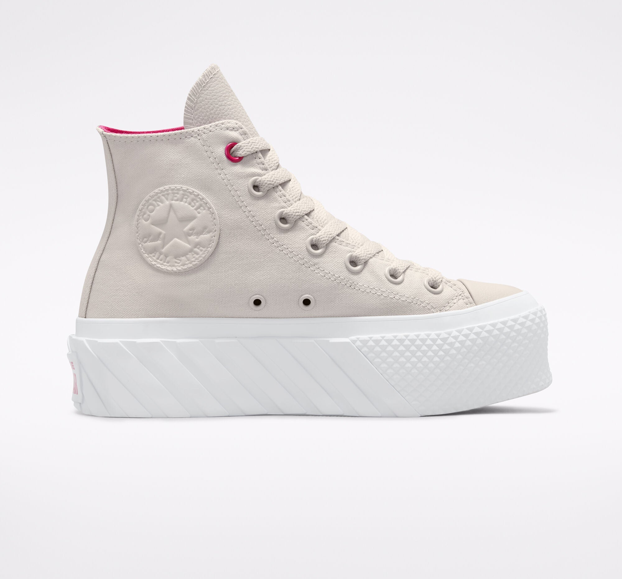 CONVERSE 571676C SURFACE FUSION LIFT 2X PLATFORM CHUCK TAYLOR ALL STAR BEIGE
