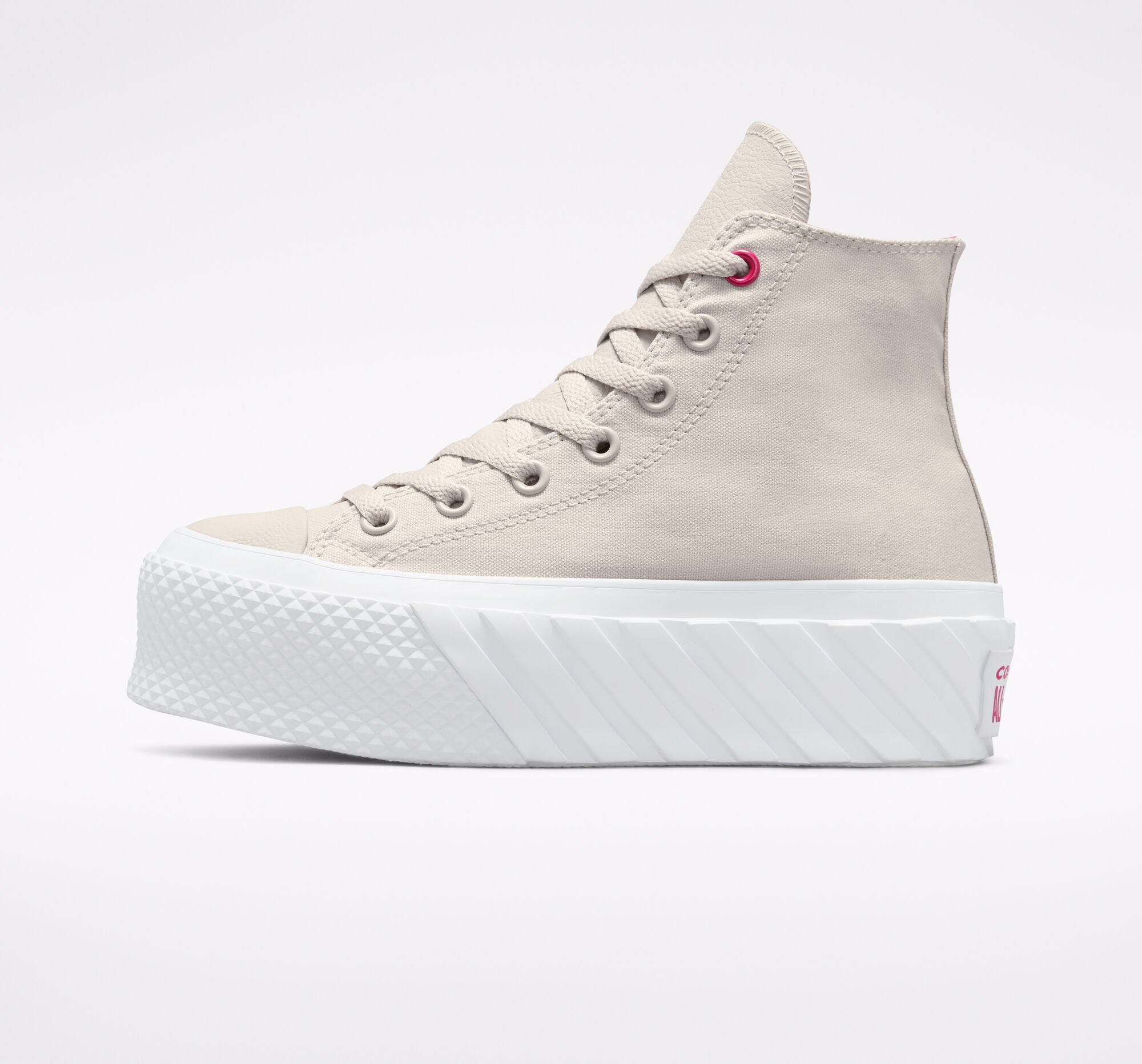 CONVERSE 571676C SURFACE FUSION LIFT 2X PLATFORM CHUCK TAYLOR ALL STAR BEIGE