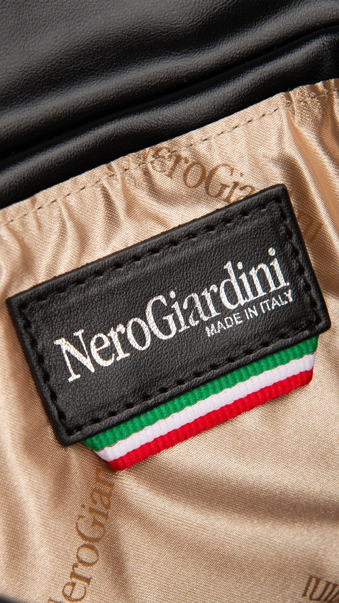 NERO GIARDINI E047014D POCHETTE DA DONNA IN MATERIALE TECNICO NERO