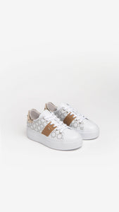 NERO GIARDINI E306531D SNEAKERS IN PELLE BIANCO
