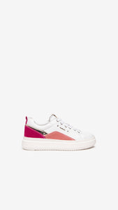 NERO GIARDINI E306553D SNEAKERS IN PELLE E CAMOSCIO BIANCO