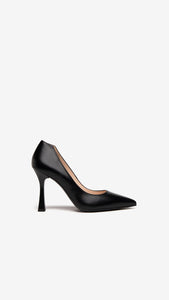 NERO GIARDINI E307071DE DECOLLETE IN PELLE NERO