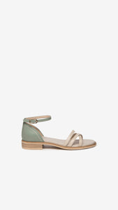 NERO GIARDINI E307600D SANDALI DONNA IN PELLE IVORY