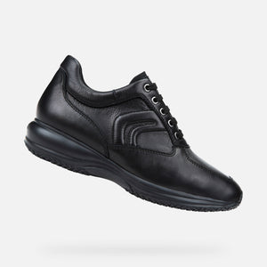 GEOX U4356H 00085 SNEAKERS BASSE HAPPY UOMO NERO