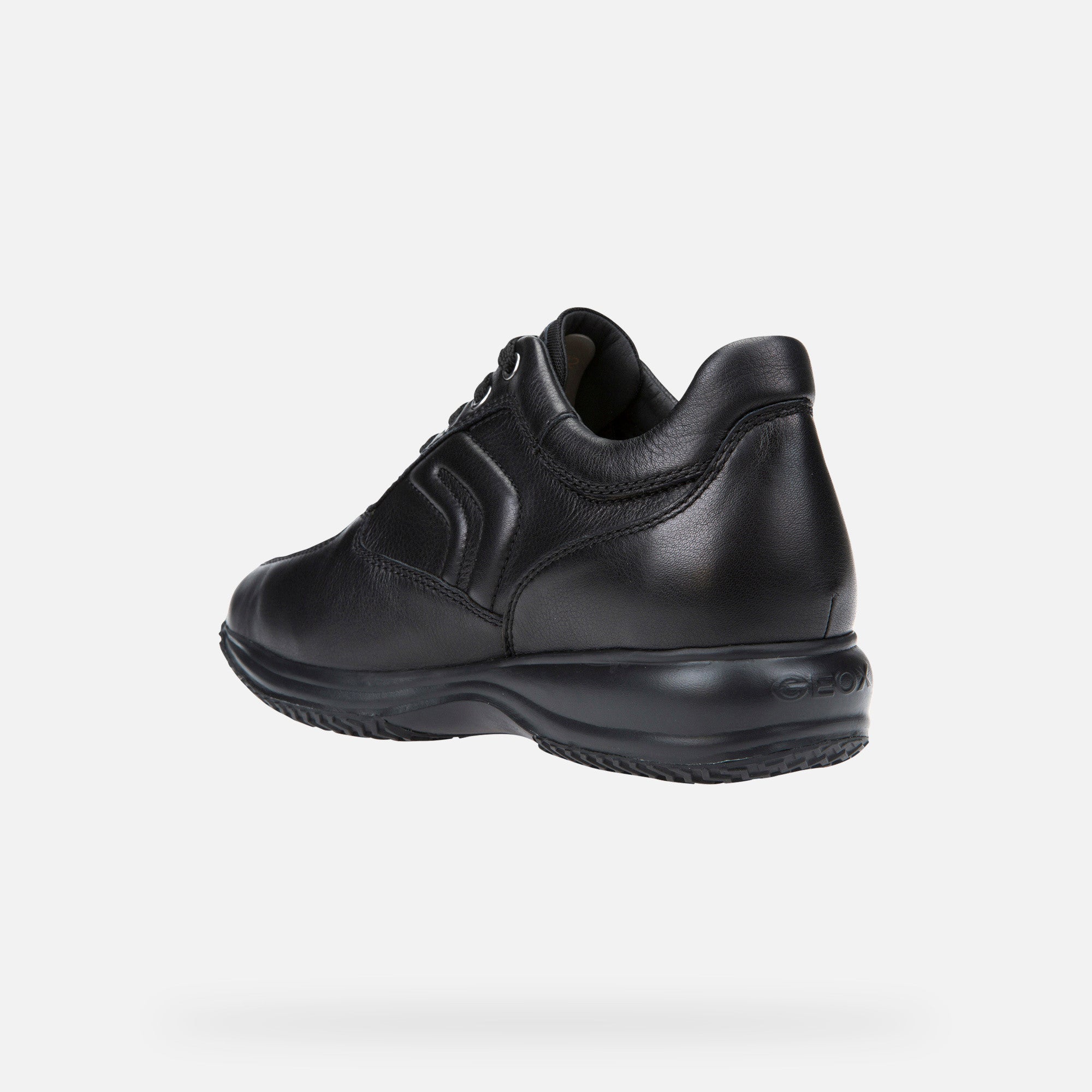 GEOX U4356H 00085 SNEAKERS BASSE HAPPY UOMO NERO