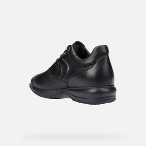 GEOX U4356H 00085 SNEAKERS BASSE HAPPY UOMO NERO