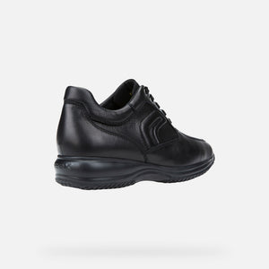 GEOX U4356H 00085 SNEAKERS BASSE HAPPY UOMO NERO