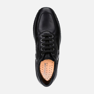 GEOX U4356H 00085 SNEAKERS BASSE HAPPY UOMO NERO