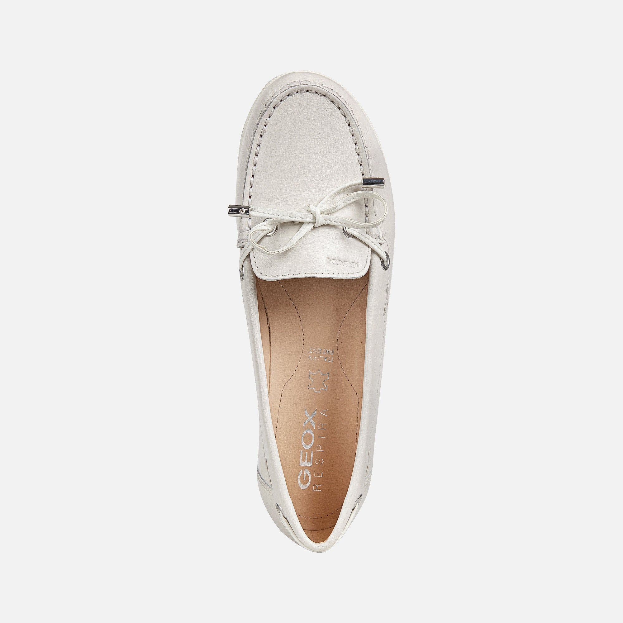 GEOX D92DNB MOCASSINO VEGA DONNA BIANCO