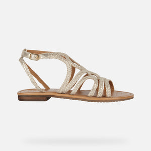 GEOX D35LXA 000KY SOZY S DONNA ORO CHIARO