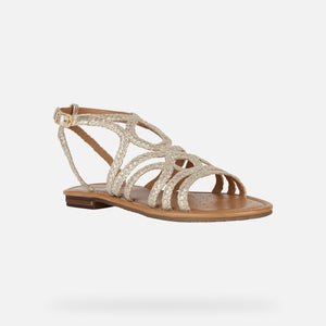 GEOX D35LXA 000KY SOZY S DONNA ORO CHIARO