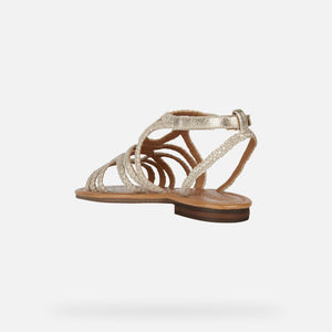 GEOX D35LXA 000KY SOZY S DONNA ORO CHIARO