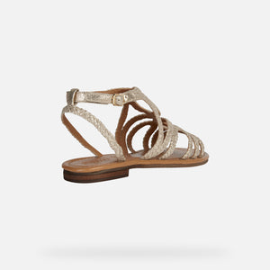 GEOX D35LXA 000KY SOZY S DONNA ORO CHIARO