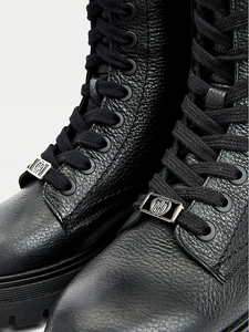 TOMMY HILFIGER FW05946 SCARPONCINI STRINGATI CON SUOLA CARRARMATO
