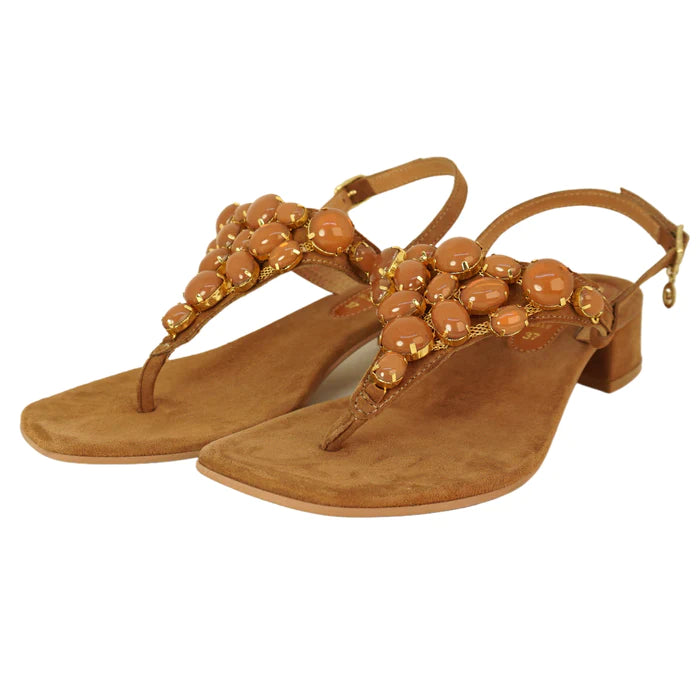 GARDINI SPIRIT GS442 SANDALI ESTIVI MARRONI IN CAMOSCIO FANNY