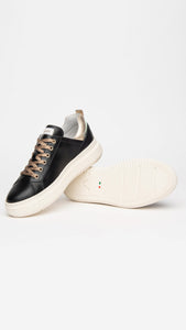 Nero Giardini I117050D Sneakers donna in pelle nera