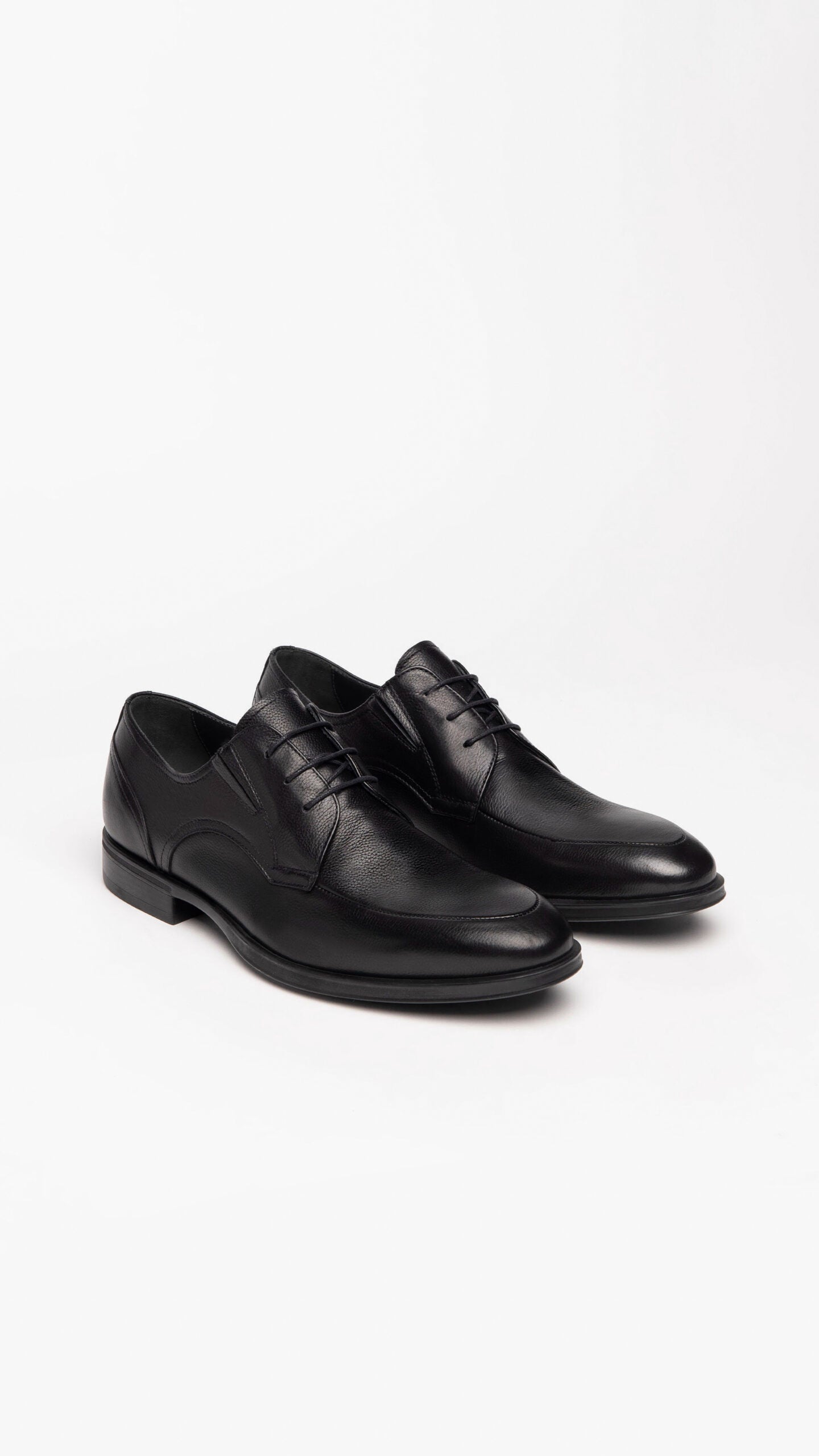 Nero Giardini I202460U Derby uomo in pelle nera