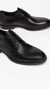 Nero Giardini I202460U Derby uomo in pelle nera