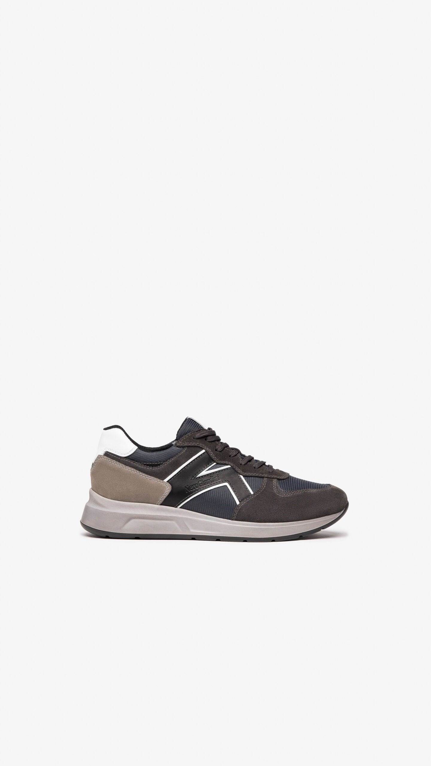 Nero Giardini I202546U Sneakers uomo in camoscio grey