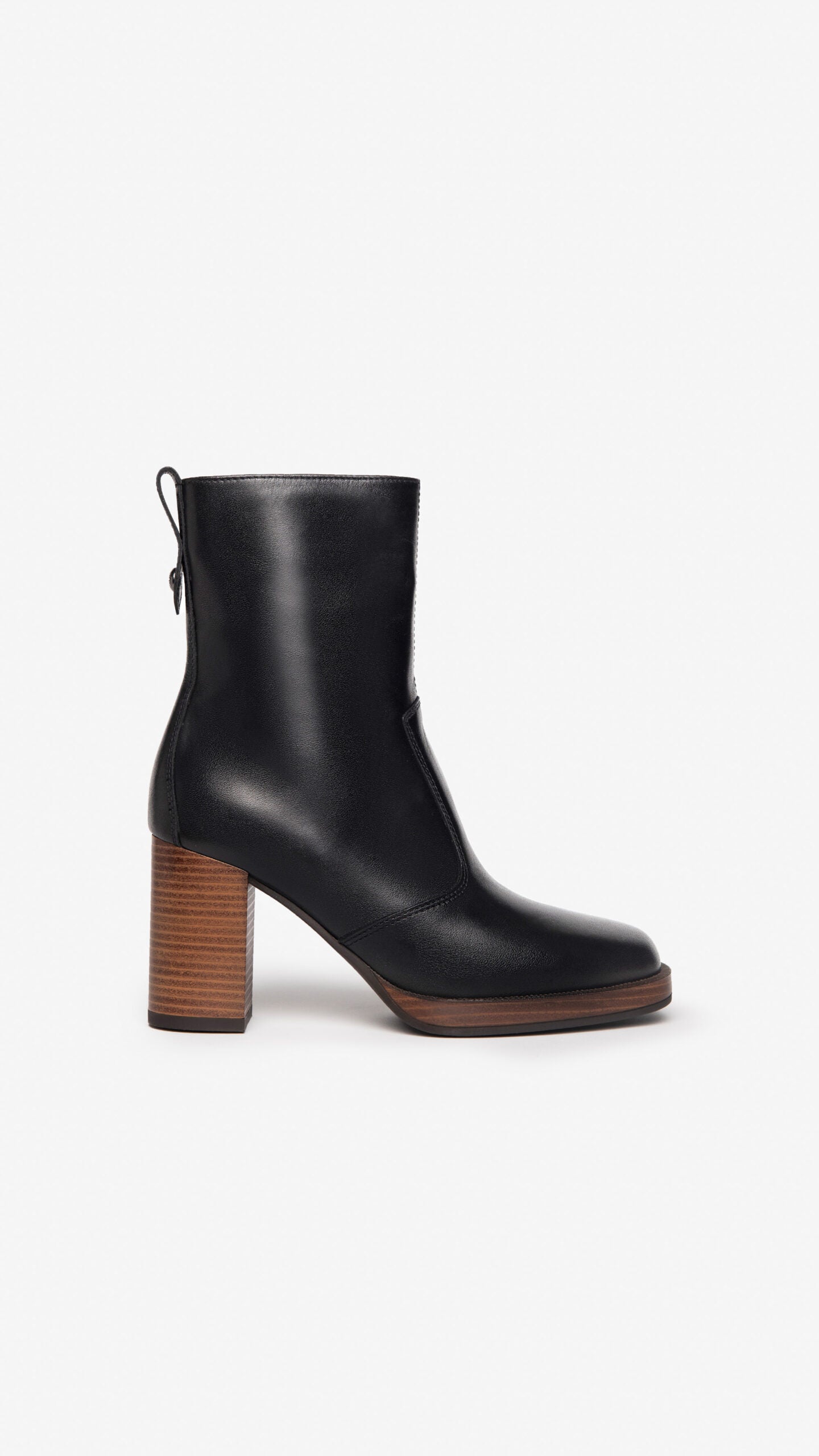 Nero Giardini I205062D Tronchetti donna in pelle nera