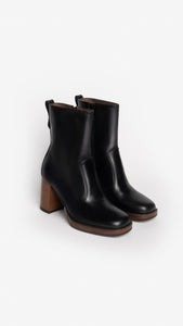 Nero Giardini I205062D Tronchetti donna in pelle nera
