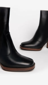 Nero Giardini I205062D Tronchetti donna in pelle nera