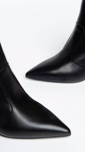 Nero Giardini I205582DE Tronchetti donna in pelle nera