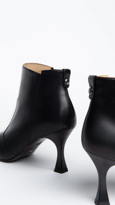 Nero Giardini I205582DE Tronchetti donna in pelle nera