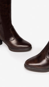 Nero Giardini I205710D Stivali donna in pelle testa di moro
