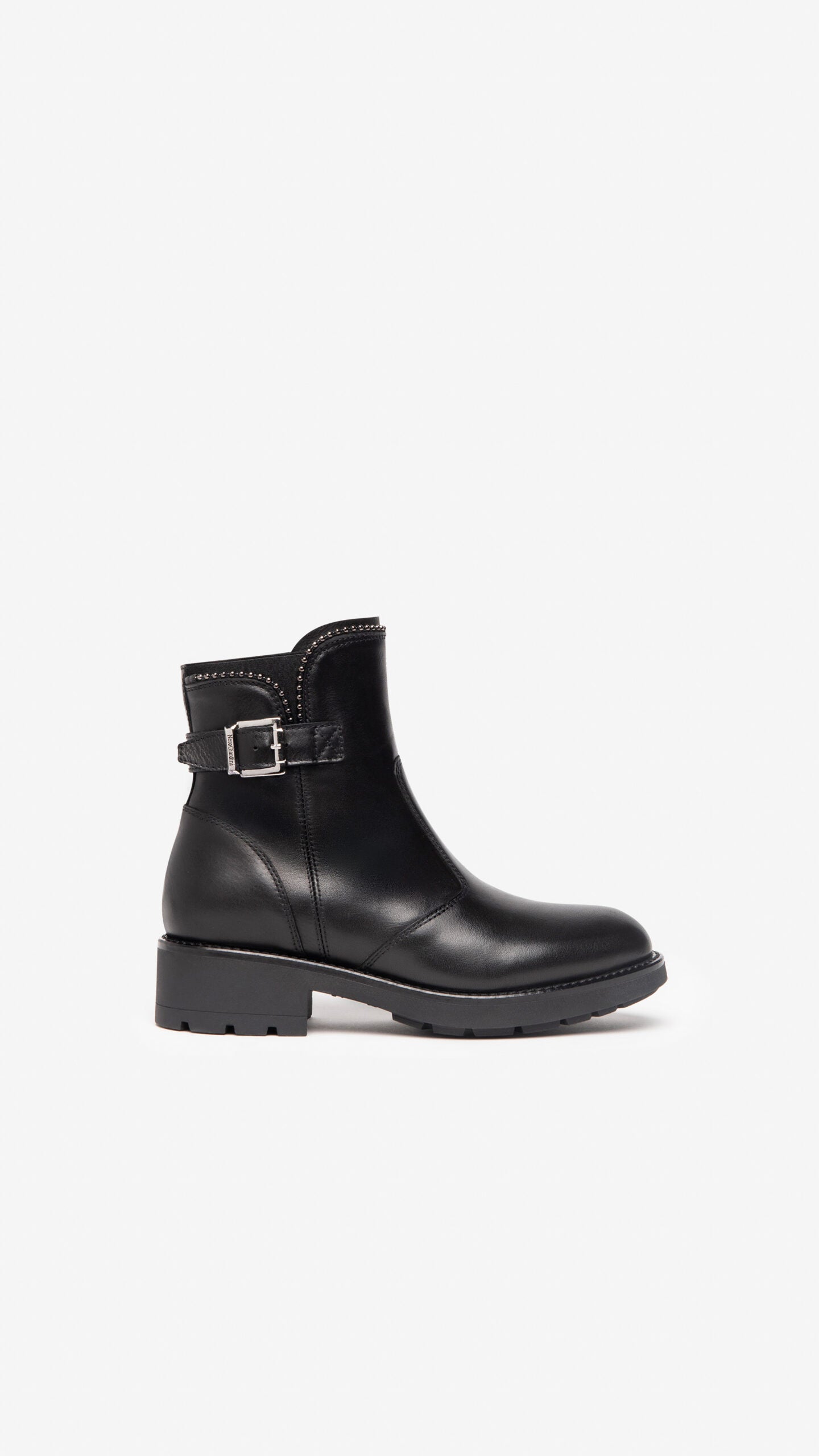 Nero Giardini I205802D Stivaletti donna in pelle nera