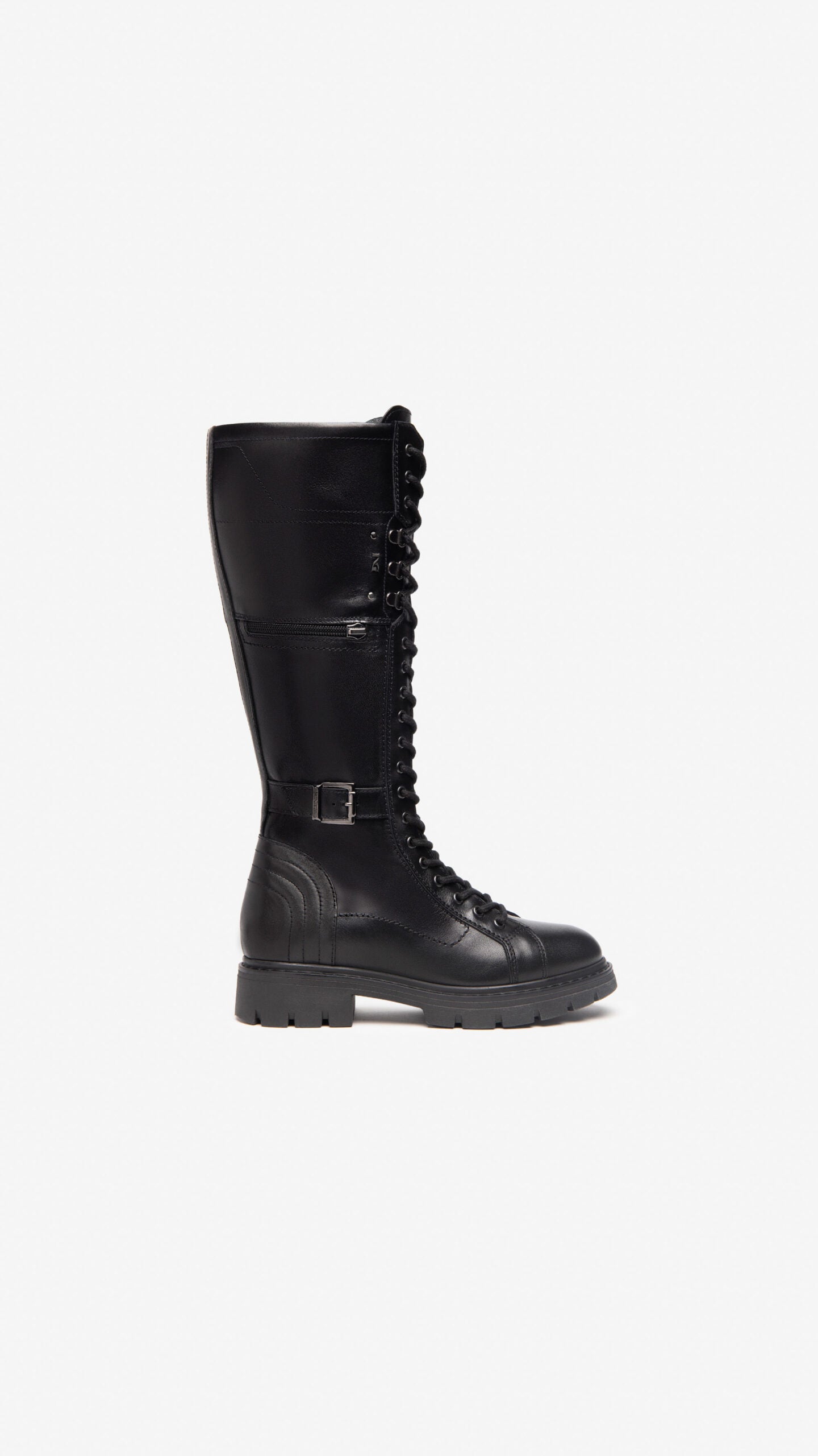 Nero Giardini I205916D Stivali donna in pelle nera