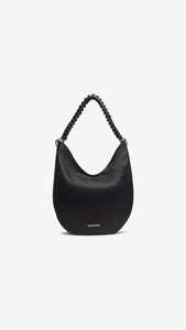 NERO GIARDINI I243071D BORSA HOBO DA DONNA IN PELLE NERO