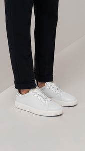 NERO GIARDINI E302892U SNEAKERS IN PELLE BIANCO