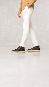 Nero Giardini I202581U Sneakers alte uomo in pelle caffè