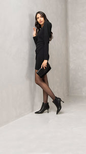 Nero Giardini I205582DE Tronchetti donna in pelle nera