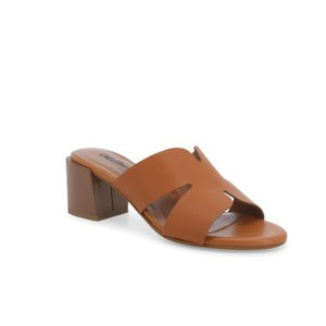MELLUSO K35136D CIABATTA DONNA COMODA IN PELLE COGNAC
