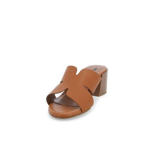 MELLUSO K35136D CIABATTA DONNA COMODA IN PELLE COGNAC