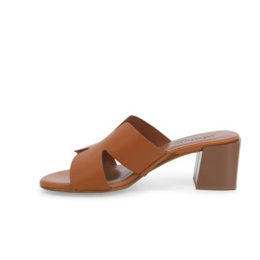 MELLUSO K35136D CIABATTA DONNA COMODA IN PELLE COGNAC