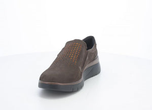 MELLUSO K55417B SNEAKERS DONNA IN PELLE MARRONE