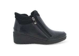 MELLUSO K91604B TRONCHETTO DONNA IN PELLE NERO